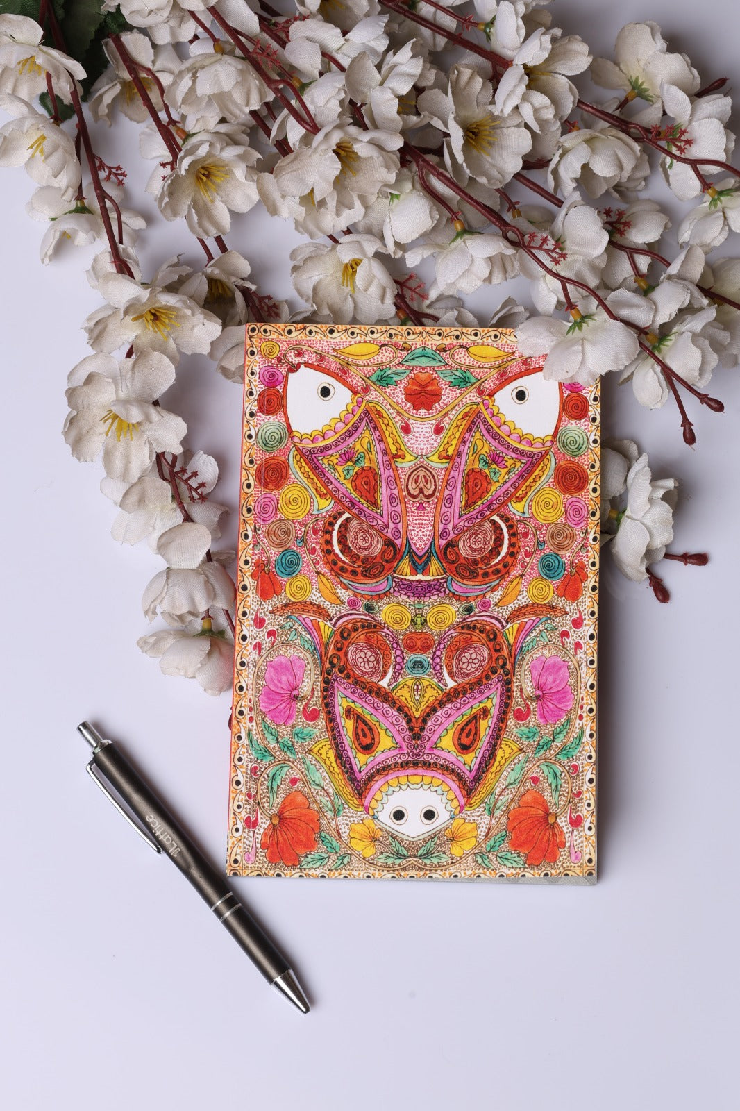 Vibrant Folk Art Diary – A Celebration of Color & Culture