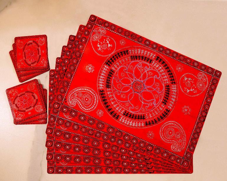 Combo : Coaster & Dining Table Mat