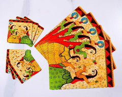 Combo : Coaster & Side Table Mat