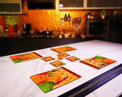 Combo : Coaster & Side Table Mat