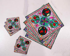 Combo : Coaster & Side Table Mat