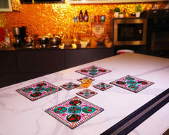 Combo : Coaster & Side Table Mat