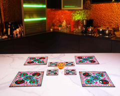 Combo : Coaster & Side Table Mat