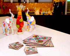 Combo : Coaster & Side Table Mat