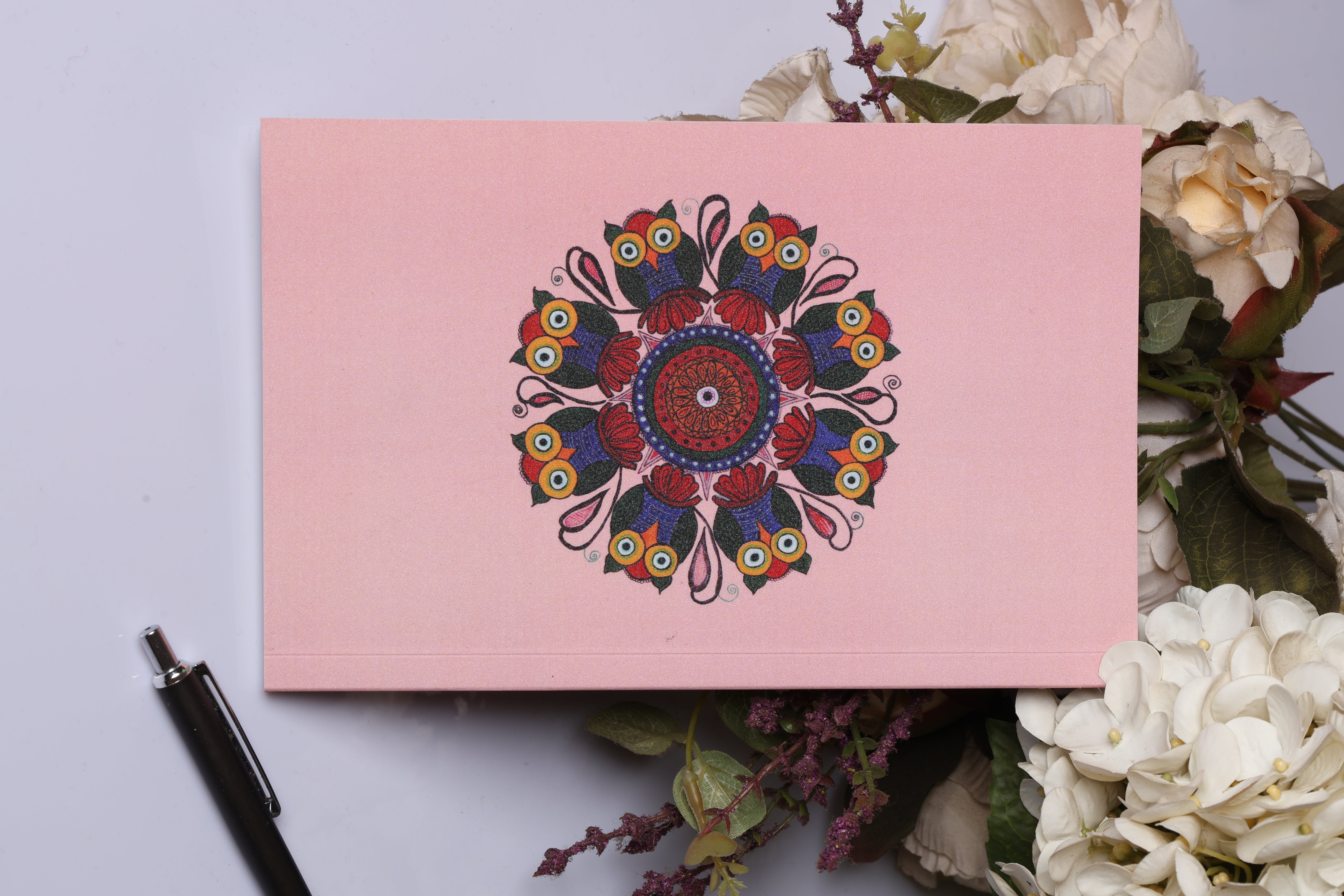 Pink Mandala Art Diary – A Blend of Serenity & Creativity
