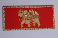 Royal Elephant Handcrafted Envelope – Traditional Rajasthani Art