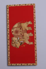Royal Elephant Handcrafted Envelope – Traditional Rajasthani Art