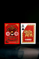 COSMIC Art Hub Original Playing Cards - Plastic Coated, Jumbo Index, Poker Size - Premium Designer Deck with Indian Elephant Art
