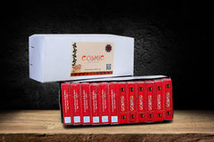 COSMIC Art Hub Original Playing Cards - Plastic Coated, Jumbo Index, Poker Size - Premium Designer Deck with Indian Elephant Art, Red & Gold Finish